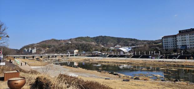남원대회 열린 요천 전경