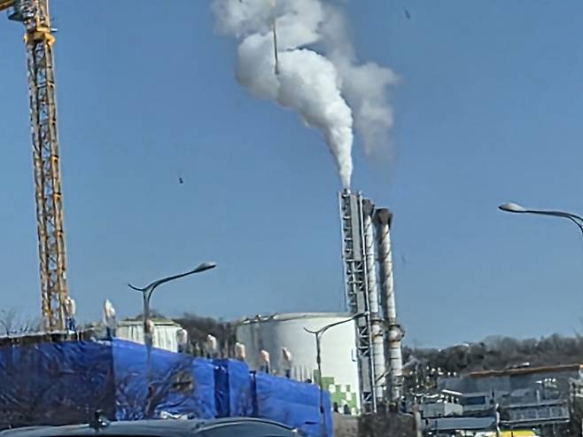 아산 배방 집단에너지 가동 모습. 윤평호 기자