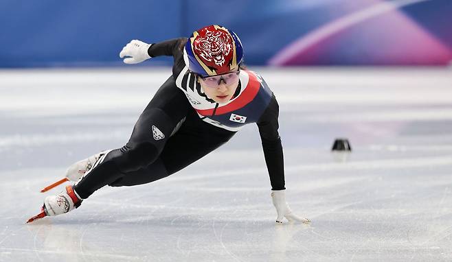 쇼트트랙 국가대표 최민정. 이번 대회에서 한국 동계올림픽 역대 최다 금메달에 도전한다. 밀라노=김종호 기자