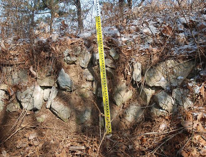 흔적골산성 남벽./사진=대전시 제공