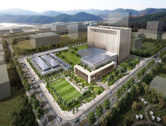 2028년 완공 목표로 지난해 12월 착공한 전남 장성군 '장성 파인데이터센터' 조감도. 장성군 제공