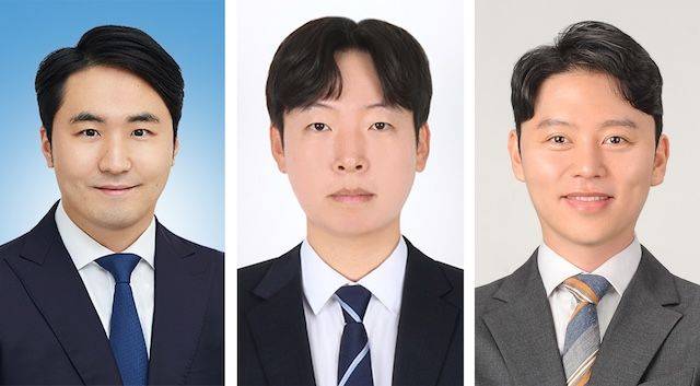 [서울=뉴시스] (왼쪽부터) 성균관대 김종순 교수(교신저자), 안진호 박사(주저자), 포항공대 홍지현 교수(교신저자). (사진=성균관대 제공) 2026.02.19. photo@newsis.com *재판매 및 DB 금지