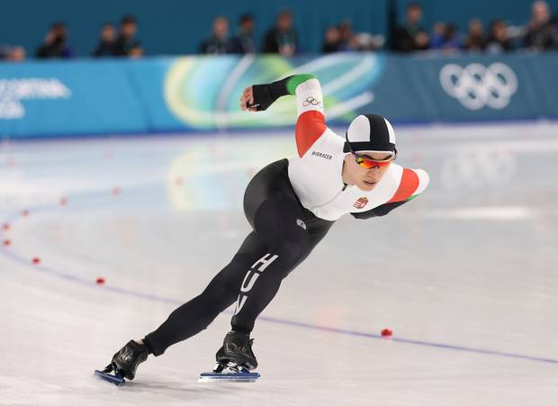 질주하고 있는 헝가리 김민석. 연합뉴스