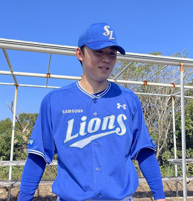 삼성 아시아 쿼터 투수 미야지 유라 [촬영 이대호]