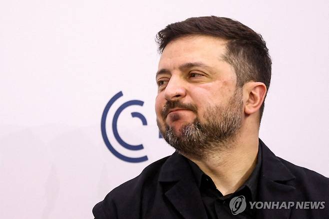 볼로디미르 젤렌스키 우크라이나 대통령 [로이터 연합뉴스 자료사진. 재배포 및 DB 금지]