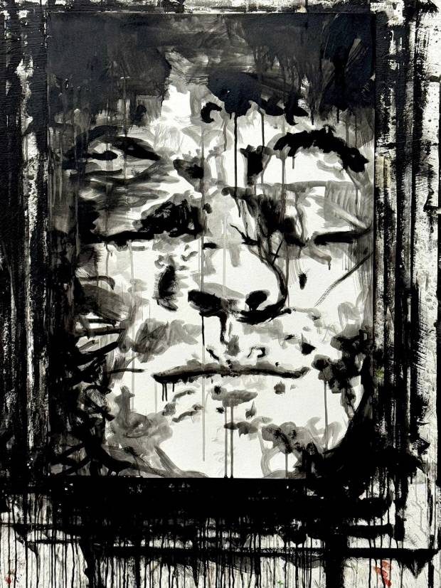 정영창 화백의 얼굴연작. 정영창 페이스북 갈무리