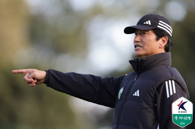 정정용 전북 감독. 사진=한국프로축구연맹
