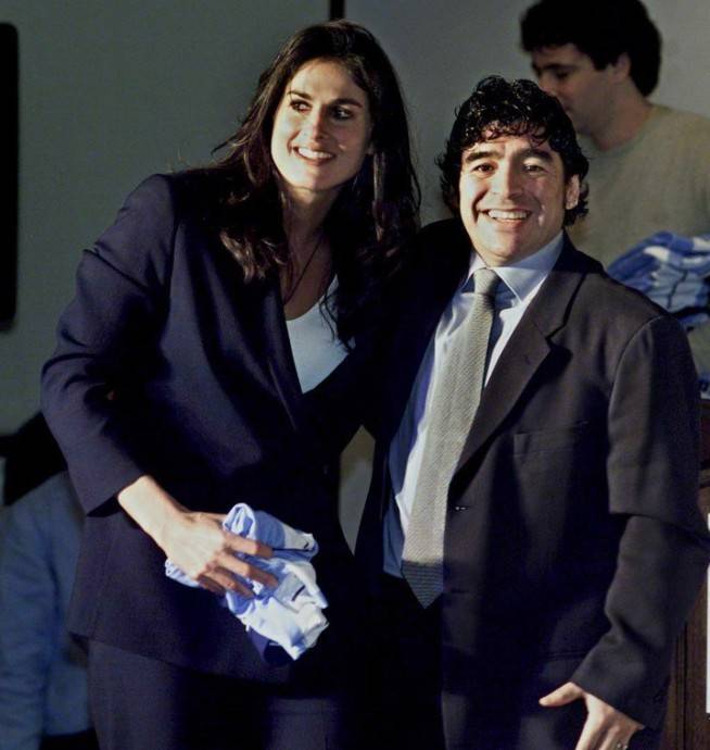 He chose Diego Maradona as someone who always said good things to him.