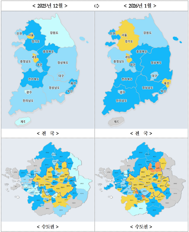 부동산시장 소비심리지수(전국, 수도권). 국토연구원 제공