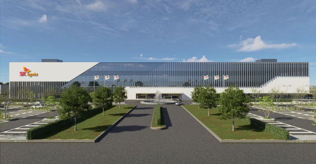 SK하이닉스가 미국 인디애나주 웨스트라파예트에 짓는 반도체 생산 기지 예상 조감도. SK하이닉스 제공