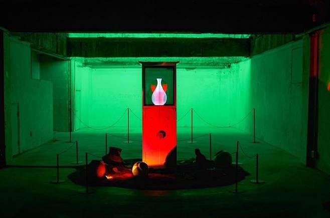 폴씨 작가의 대표작 중 하나인 ‘비트 도자(Bit Doza)’. [아산문화재단 제공]