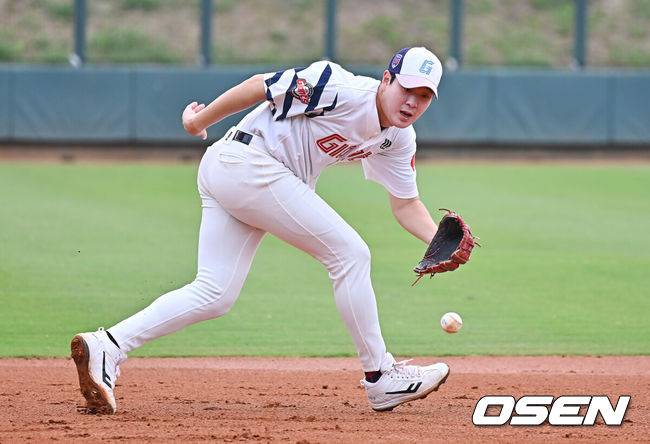 [OSEN=타이난(대만), 이석우 기자] 롯데 자이언츠 나승엽  / foto0307@osen.co.kr