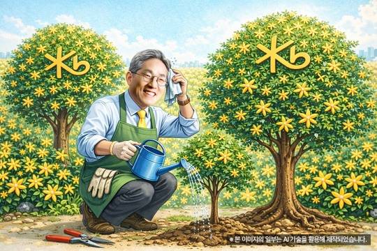 군림하는 리더가 아닌, 조직의 성장을 돕는 정원사의 마음으로, 윤종규 전 회장이 일궈낸 KB라는 정원은 이제 한국 금융의 울창한 숲이 되었다.