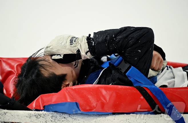 프리스타일 스키 이승훈이 결선을 앞둔 공식 훈련에서 부상, 경기를 기권했다.ⓒ 로이터=뉴스1