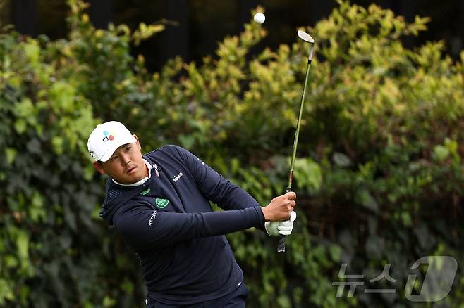 김시우는 PGA 투어 제네시스 인비테이셔널 2라운드에서 공동 25위에 머물렀다. ⓒ AFP=뉴스1