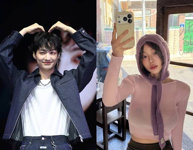 갓세븐 제이비, 인플루언서 이채은. 사진ㅣ스포츠서울 DB, 이채은 SNS