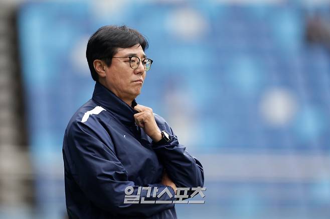대전월드컵경기장/ K리그1/ 대전하나시티즌 vs 제주SKFC/ 대전 황선홍 감독/ 사진 정재훈