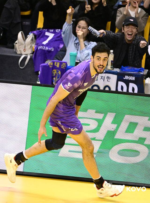 우리카드 아라우조./KOVO