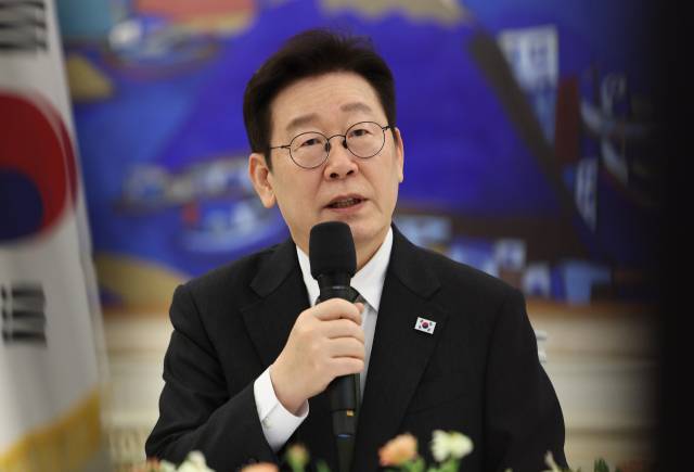 ▲이재명 대통령이 4일 청와대에서 열린 '청년 일자리와 지방투자 확대를 위한 기업간담회'에서 발언하고 있다. ⓒ연합뉴스