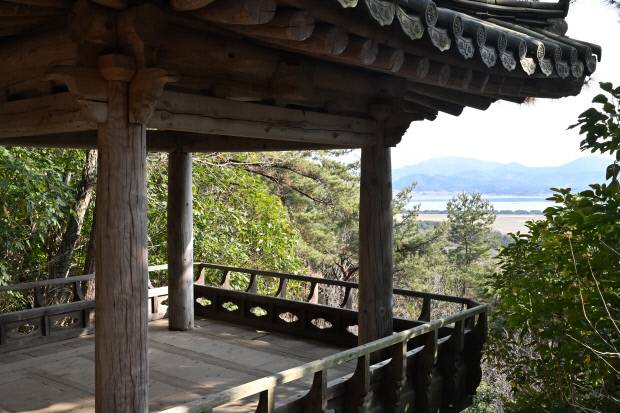 천일각에서 내려다 본 풍경.