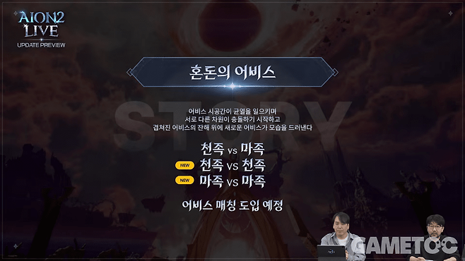 신규 어비스 매칭 '혼돈의 어비스'&nbsp;[사진=아이온2 유튜브]