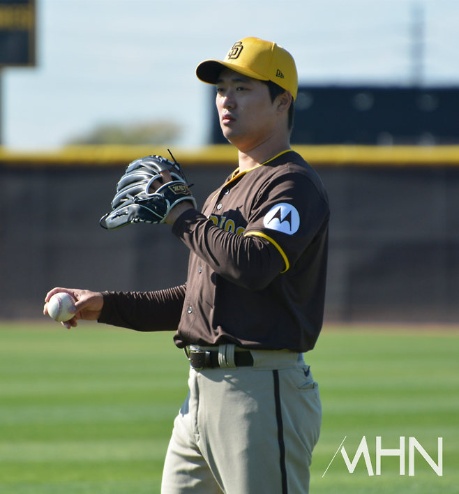 (샌디에이고 시절의 고우석)