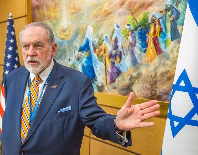 마이크 허커비 주이스라엘 미국 대사. /UPI 연합뉴스