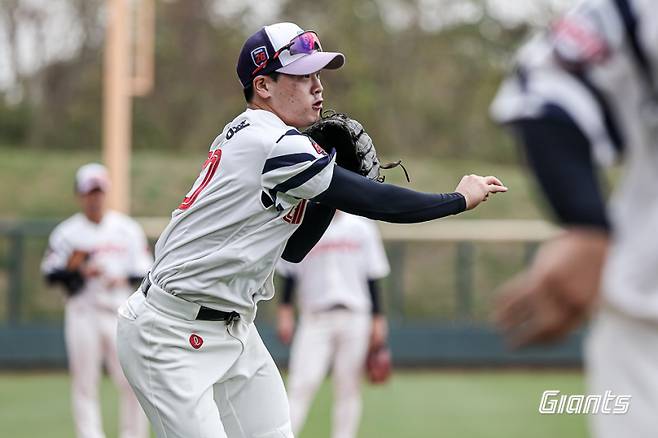 롯데 내야수 박찬형.&nbsp;