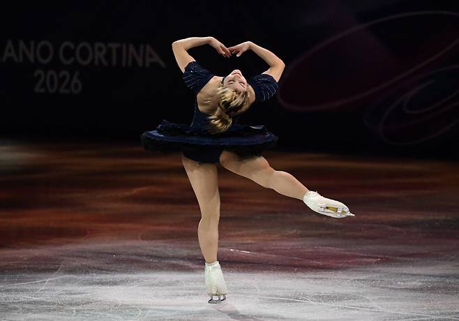 여자 피겨 금메달 미국 알리사 리우의 연기.