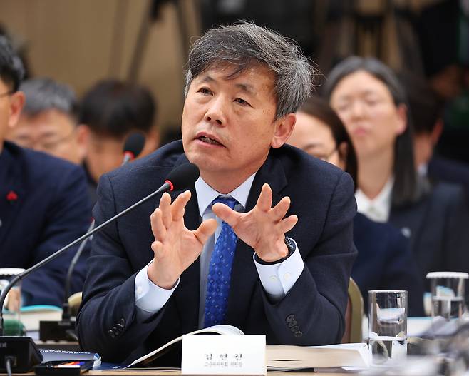 김현권 고준위방사성폐기물관리위원장 [연합]