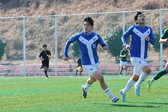 ▲ 연세대 신동환은 전북 현대 유스 영생고 출신이다. ⓒ한국대학축구연맹