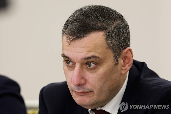 알렉산드르 힌시테인 러시아 쿠르스크 주지사 [타스 연합뉴스 자료사진. 재판매 및 DB 금지]