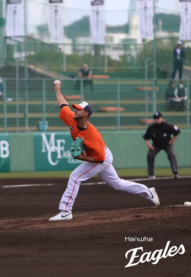 윌켈 에르난데스의 투구 [한화 이글스 제공. 재판매 및 DB 금지]