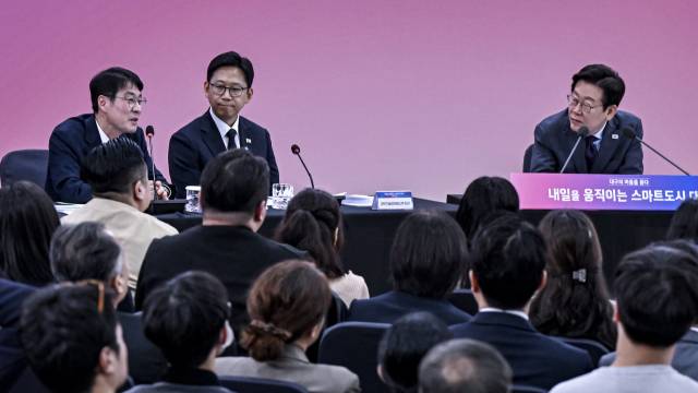 이재명 대통령이 지난해 10월 24일 대구 엑스코에서 열린