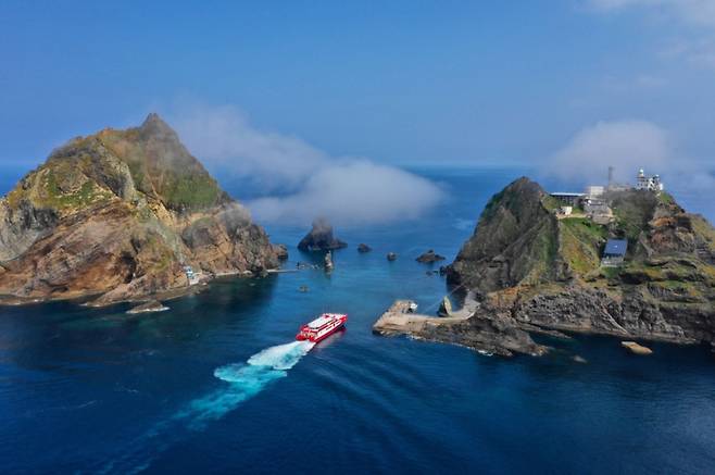 우리 영토 독도 동 서도의 모습. 사진=울릉군 제공