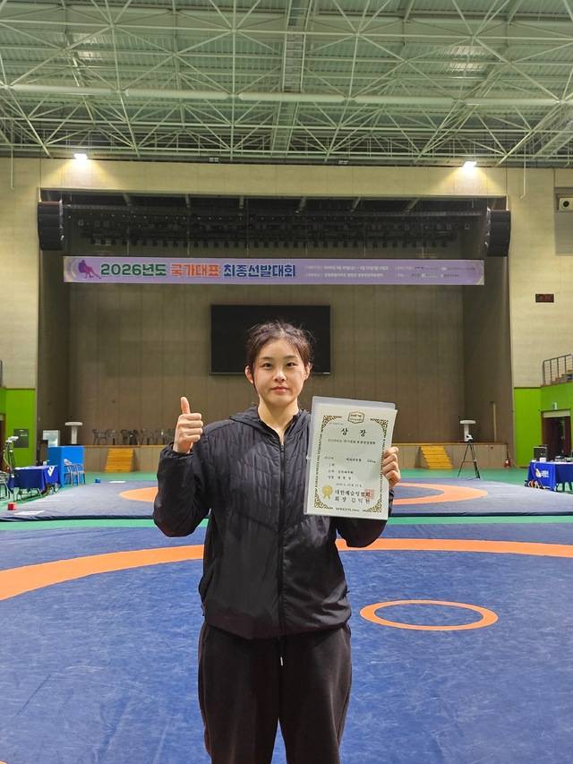 경상북도체육회 레슬링팀 박현영 선수. 경상북도체육회 제공