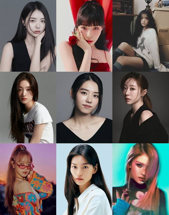 아이오아이 임나영, 청하, 김세정, 정채연, 김소혜, 유연정, 최유정, 김도연, 전소미./각 소속사 제공