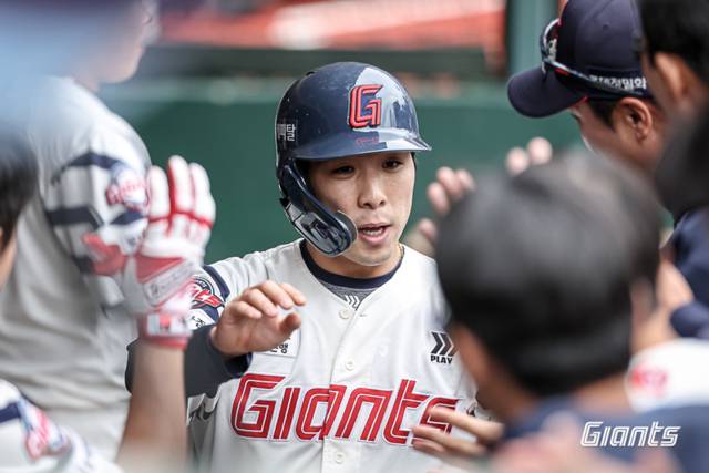 ▲ 롯데 자이언츠 외야수 김동혁. 롯데 자이언츠 제공