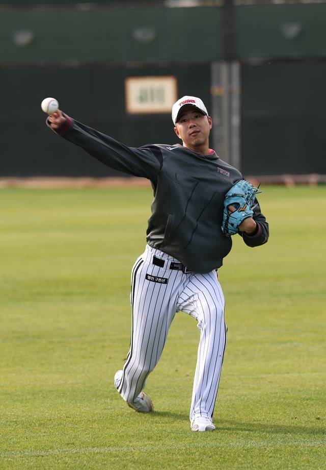 반등을 노리고 있는 LG 정우영. 사진=LG 제공