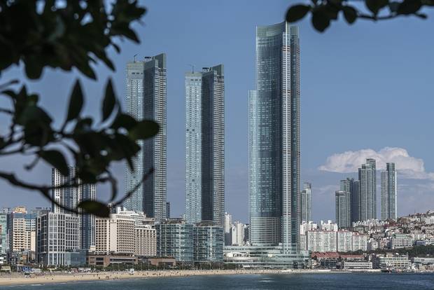 부산 엘시티 전경. 시그니엘 부산