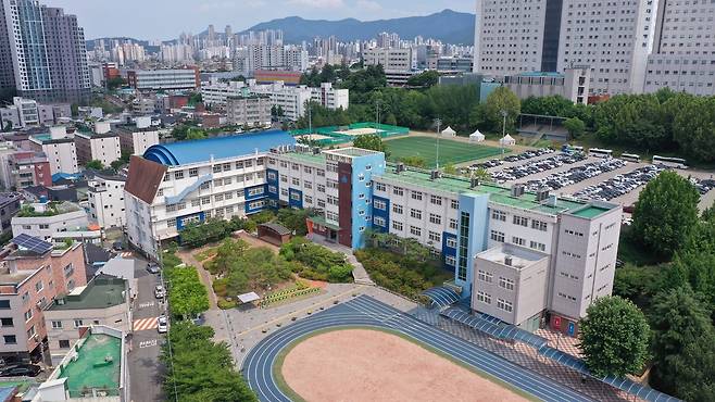 대명고등학교로 교명이 변경될 예정인 대구여자상업고등학교 전경. /대구시교육청 제공