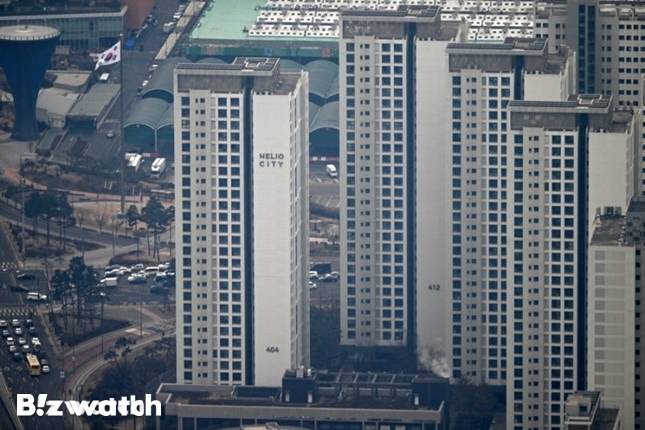 롯데타워에서 바라본 송파 헬리오시티 모습./사진=이명근 기자 qwe123@