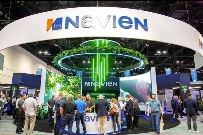 경동나비엔 AHR 2025 부스 이미지. (경동나비엔 제공)