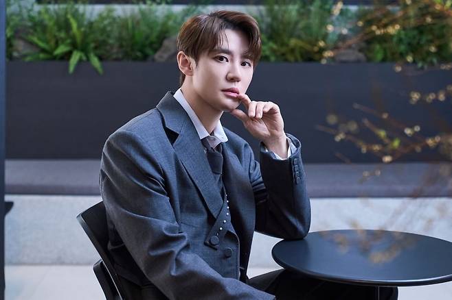 뮤지컬 ‘비틀쥬스’에서 악동 유령 ‘비틀쥬스’ 역을 맡은 배우 김준수.  CJ ENM 제공
