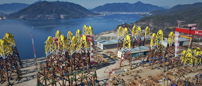 SK오션플랜트 전경.