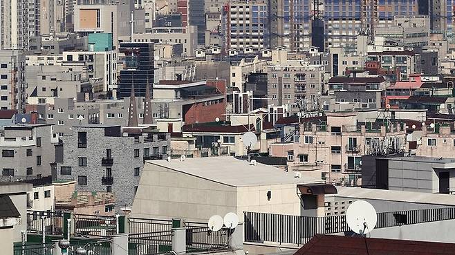 서울 강서구의 빌라 밀집지역 [이충우 기자]