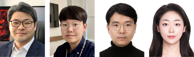 정원석 기초과학연구원(IBS) 혈관연구단 부연구단장, 최영진 IBS 혈관연구단 학생, 김재익 UNIST 생명과학과 교수, 이영은 UNIST 대학원생. [사진=IBS]