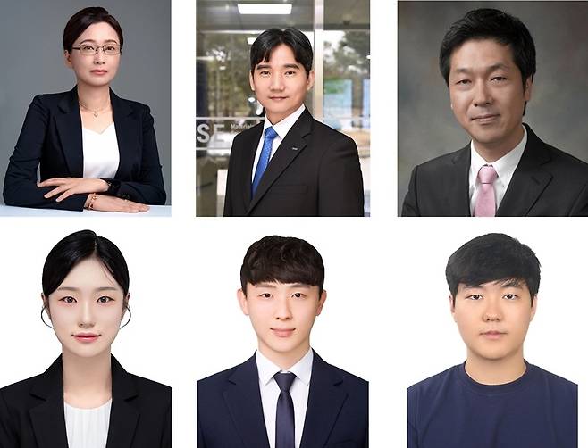 이정아(아랫줄 왼쪽부터 시계방향) KAIST 박사, 최남순, 홍승범 KAIST 교수, 곽상규 고려대 교수, 권성현 고려대 박사과정, 조윤한 KAIST 박사.[KAIST 제공]