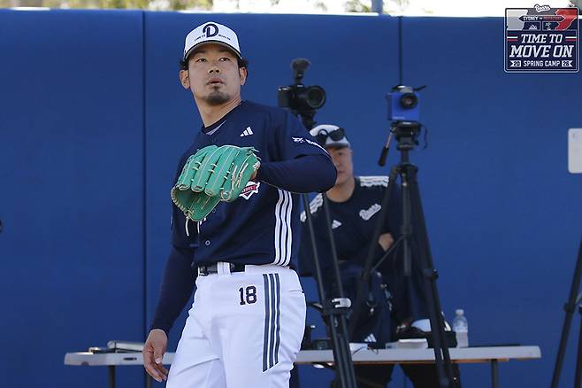 ▲ 타무라 이치로 ⓒ두산 베어스