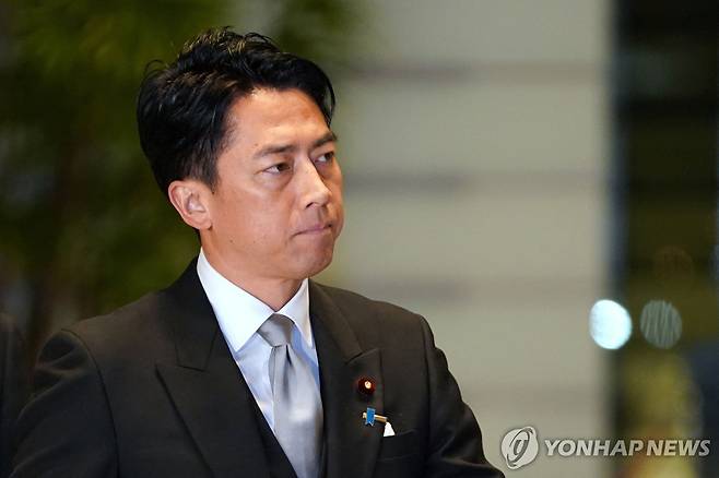 고이즈미 신지로 일본 방위상 [AFP 연합뉴스 자료사진. 재판매 및 DB 금지]